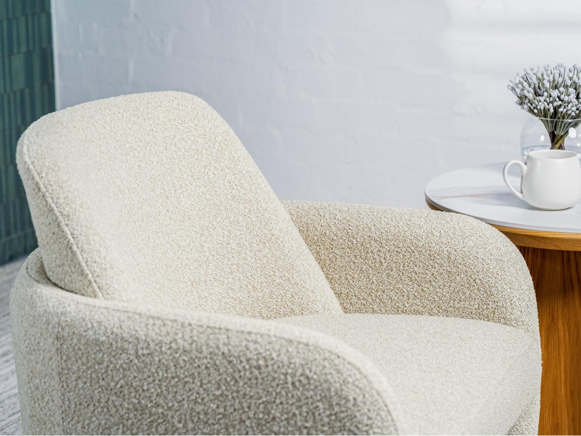 Zurich Occasional Chair – Sahara | Chenille Fabric