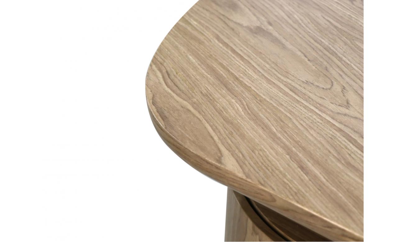 Trento Desk – Light Walnut | White Oak Veneer