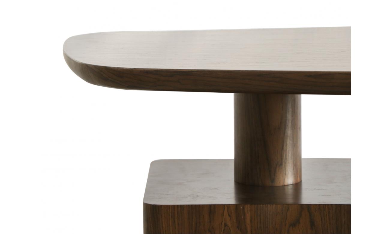 Urbino Desk – Dark Walnut | White Oak Veneer
