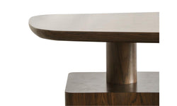 Urbino Desk – Dark Walnut | White Oak Veneer