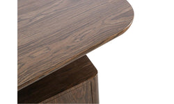 Urbino Desk – Dark Walnut | White Oak Veneer