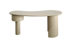 Macao Desk – Creamy Latte | Matte Polyurethane Finish