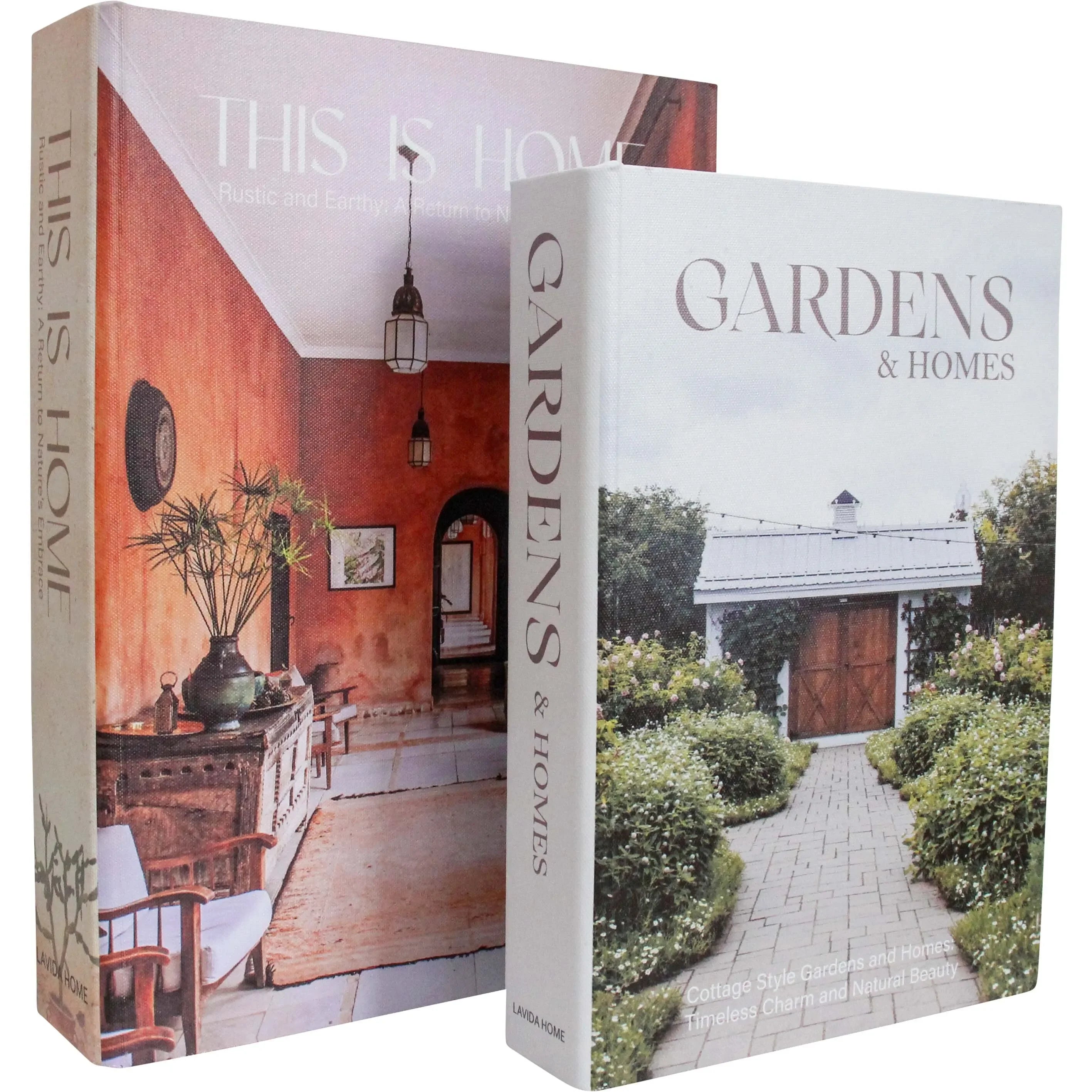 Book Box S/2 Lrg Homes & Garden