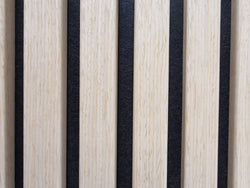 Meiko Reception Desk Oak Panels With White Top 210cm