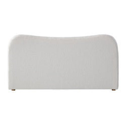 CBD8149-YO King Bed Frame - Cream White Boucle - Furniture Castle