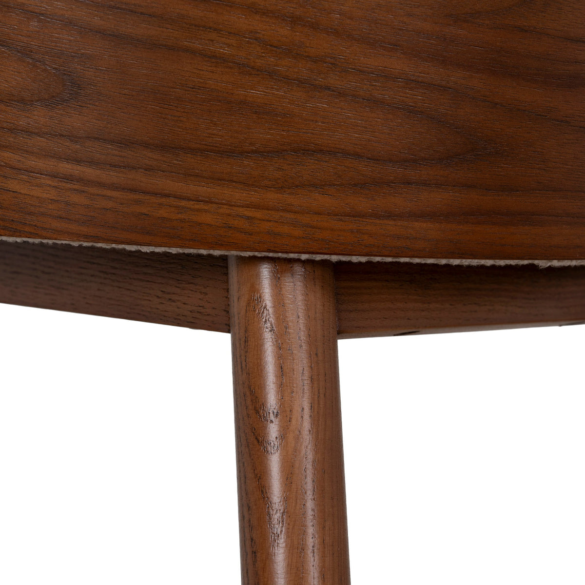 Ceilo 65cm Walnut Bar Stool - Verona Ivory
