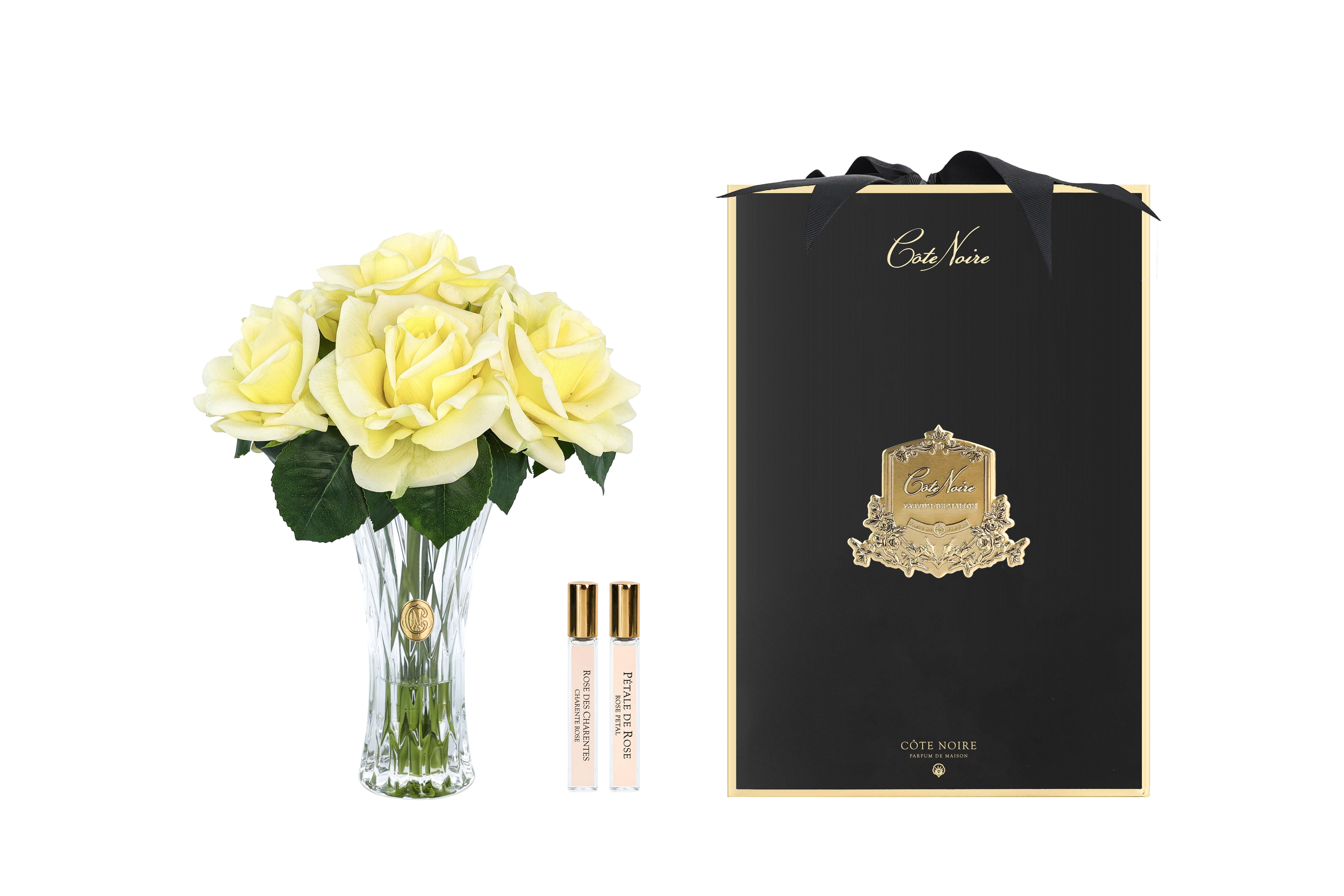 NEW - Cote Noire - Charente Seven Rose in Yellow - Gold/Black Box - CH7R08