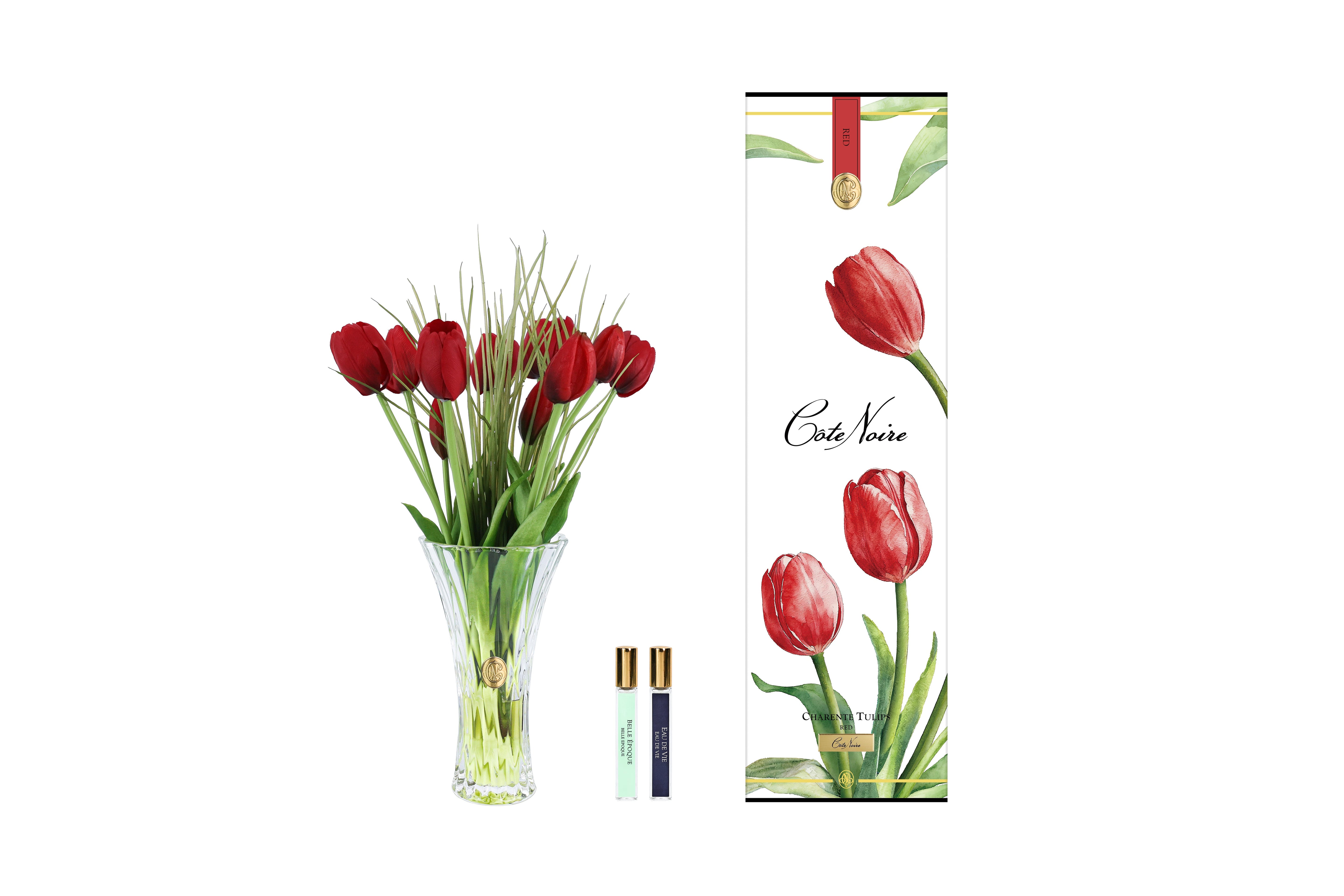 NEW - Cote Noire - Charente Tulips - Red - CHT03