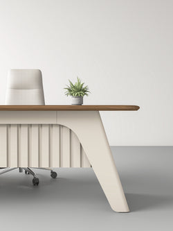 Flinders Conference Table 3.6m x 1.4m Walnut & Elegance Grey–With Wire Management System