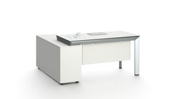 Nova Executive Desk 1.6m -White & Grey