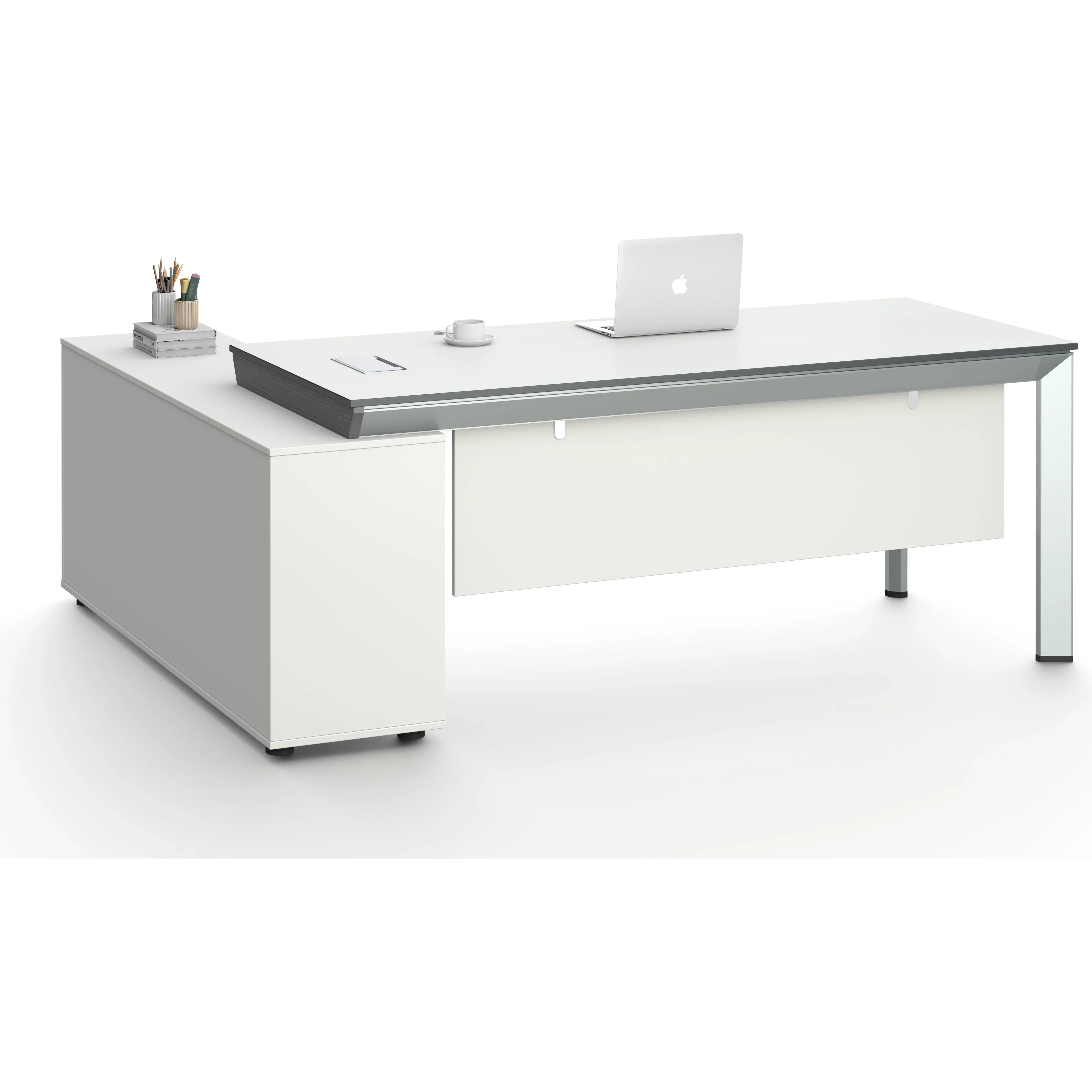 Nova Executive Desk 2.0m -White & Grey