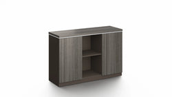 Nexus File Cabinet 1.2m -Dark Teak & Grey