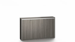 Nexus File Cabinet 2.0m -Dark Teak & Grey