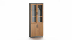Oxford File Cabinet 1.2m -Golden Oak & Grey