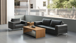 Oxford Coffee Table 120cmX60cmX45cm- Golden Oak & Grey