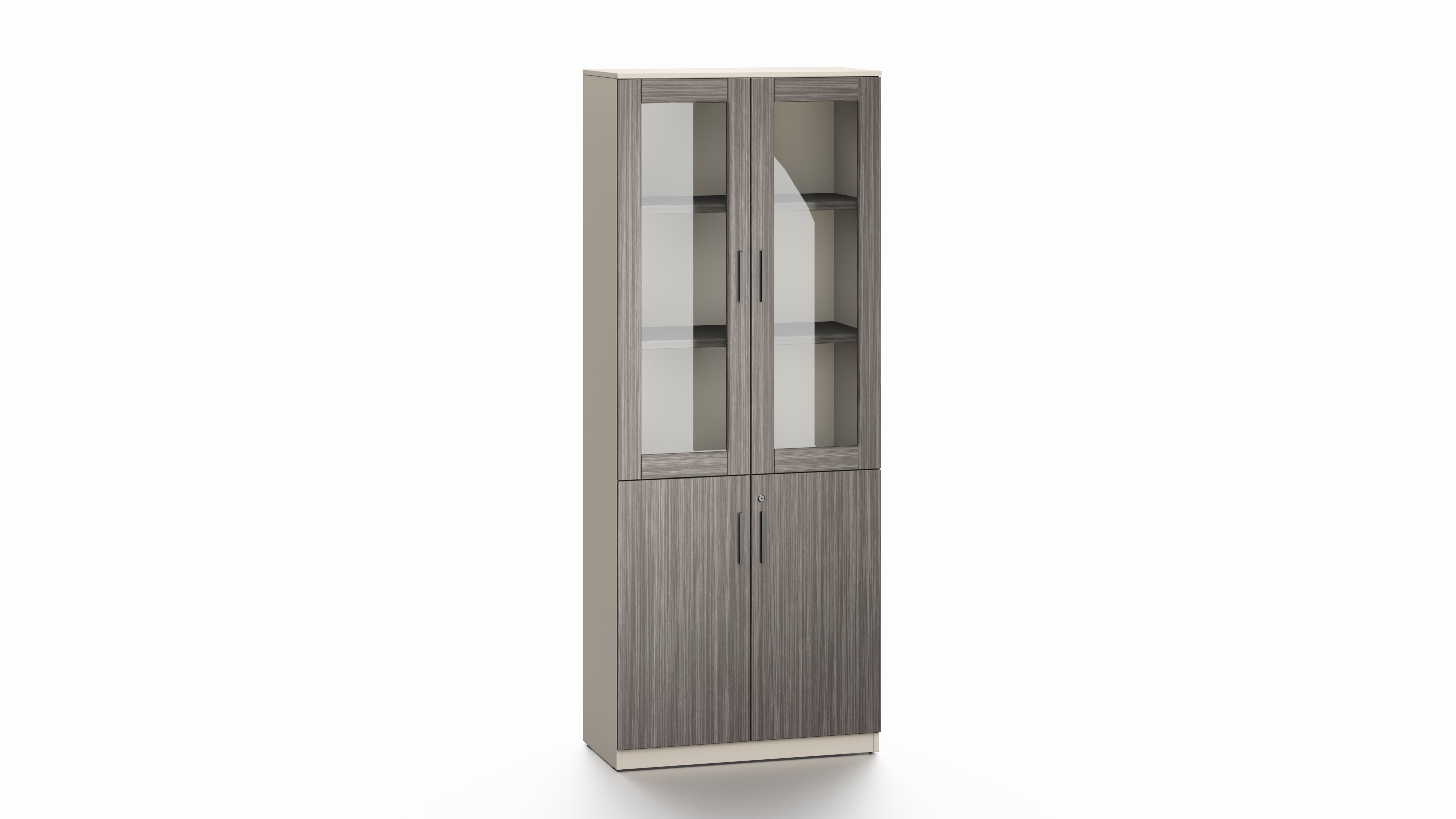 Phantom Storage Cabinet 80cm – Ebony & Elegance Grey