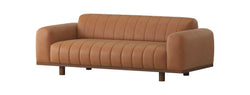 Classic Leather Sofa 3-Seater W227xD98xH41cm (Melbourne Only)