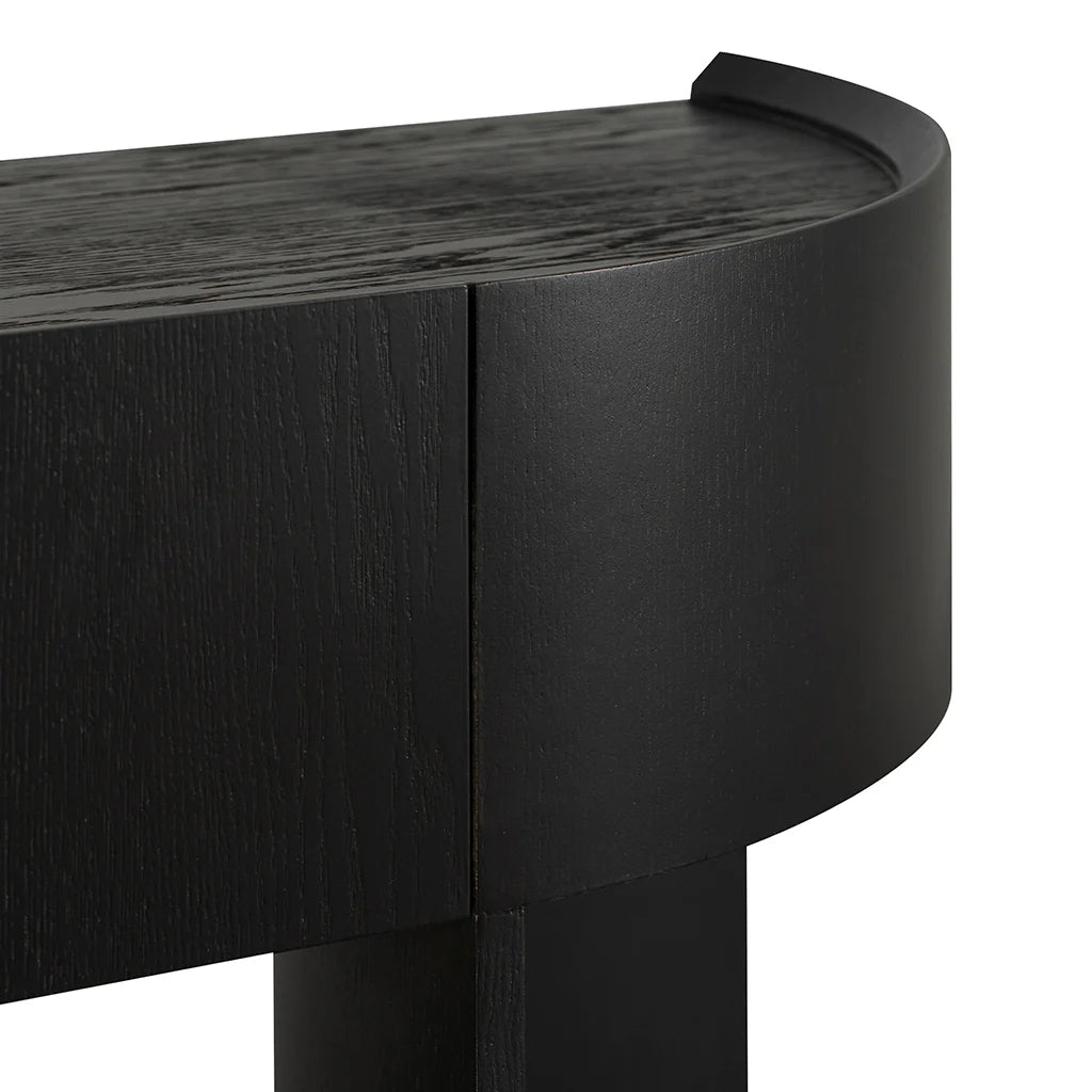 Console Table-Textured Espresso Black 1.5m