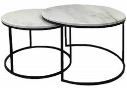 FC Enterprise Coffee Table Black Set of 2