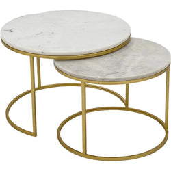 FC Warran Coffee Table Golden Set of 2