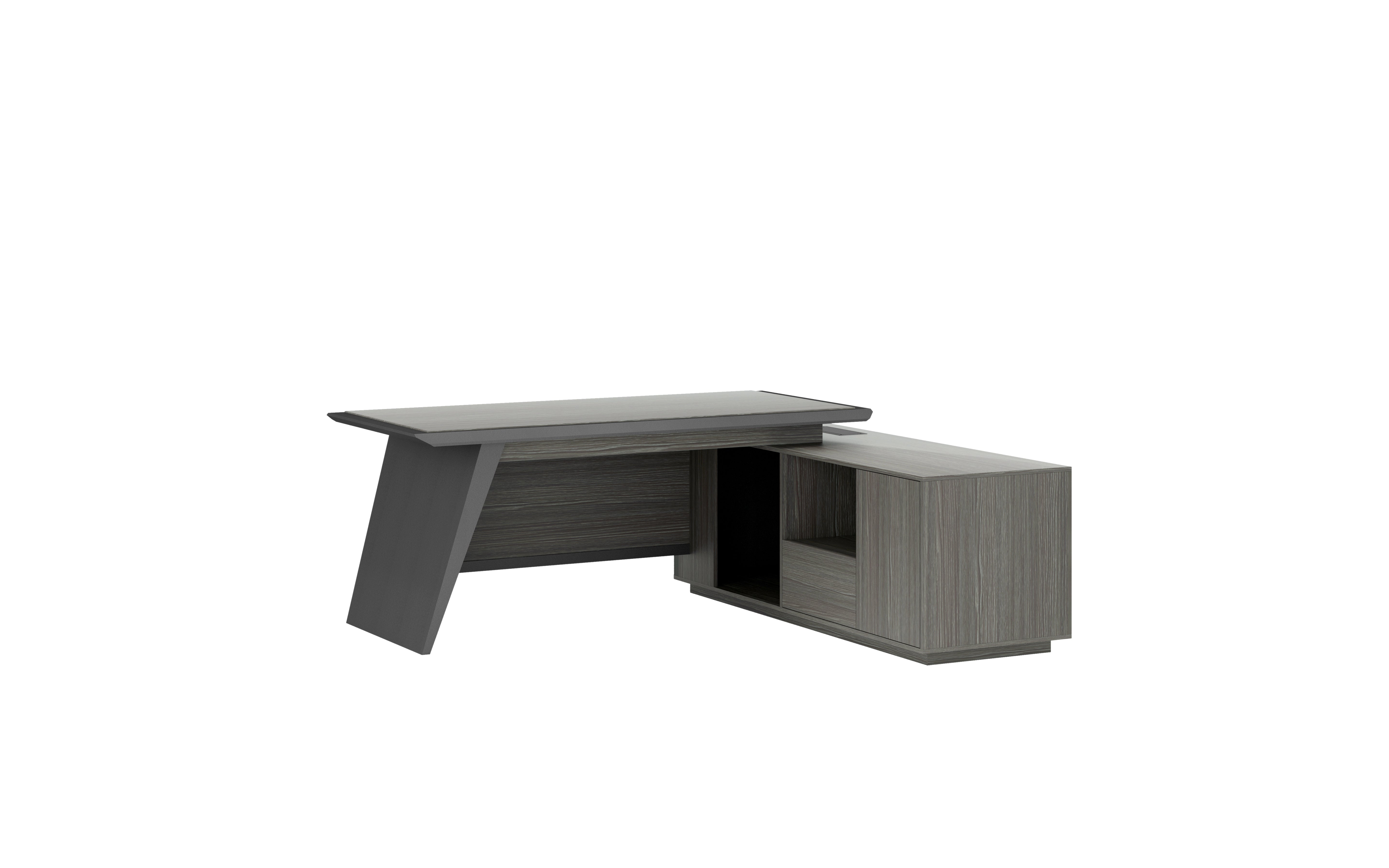 Wrestler Executive Desk 2m Right Return– Wooden Grain Finish