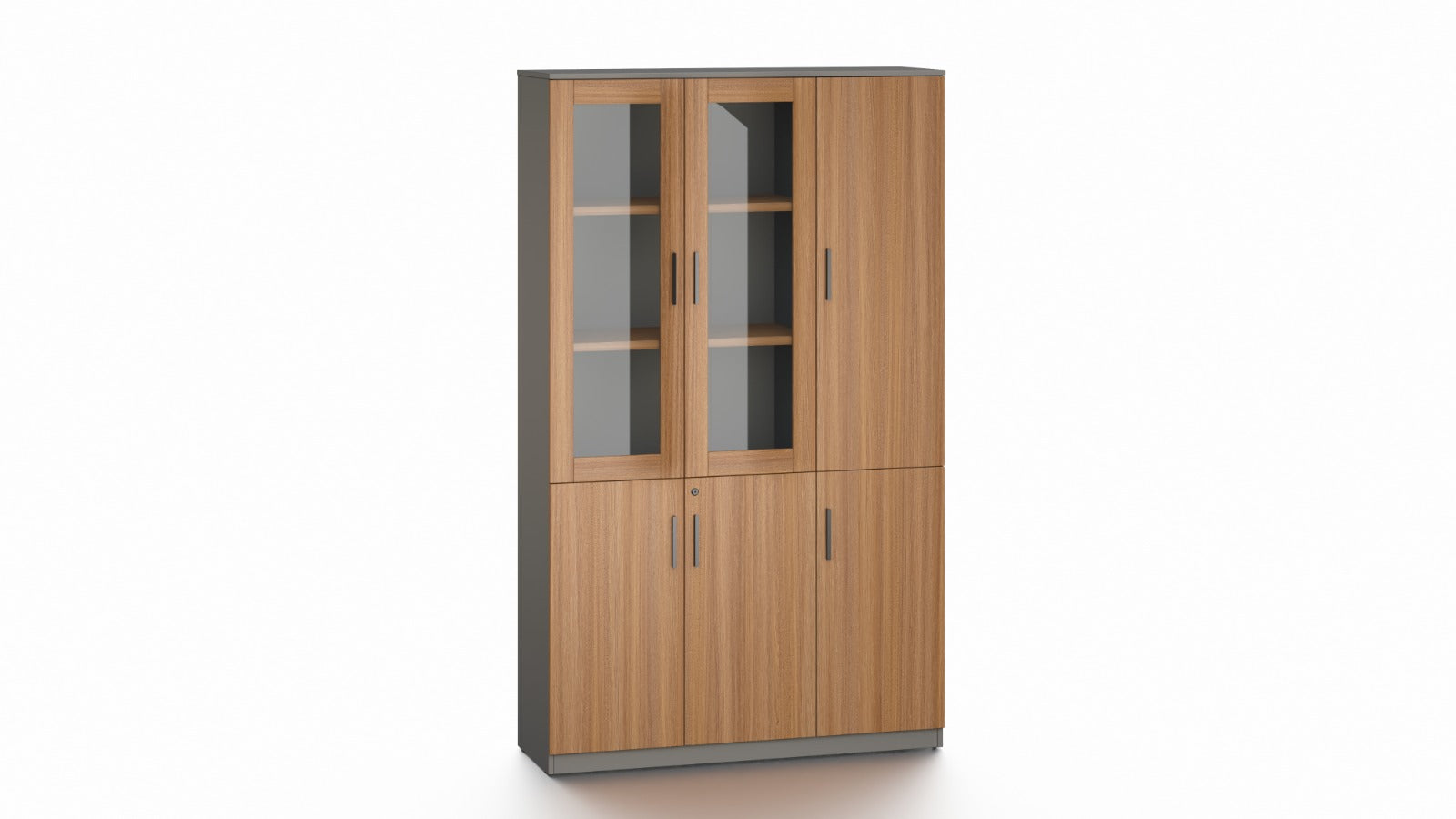 Oxford File Cabinet 1.2m -Golden Oak & Grey