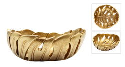 Bowl-Monsteria-Gold 18cm