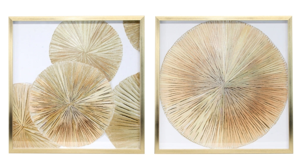 Print-Starburst- Gold 2styles 60cm