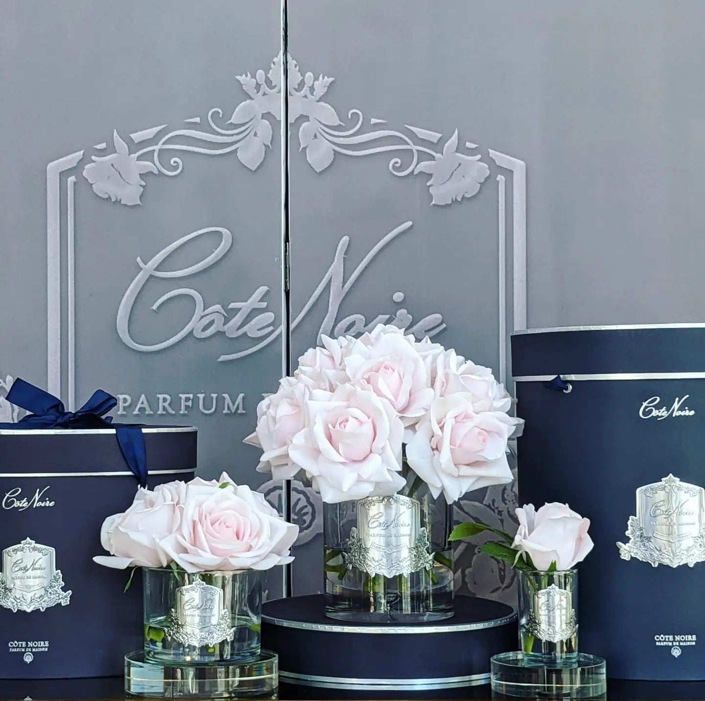 Cote Noire Perfumed Natural Touch Rose Bud - Clear - French pink - GMR46