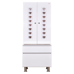 F C Wooden Mandir with doors 5' x 2'