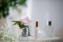 Cote Noire Perfumed Natural Touch Single Rose - Clear - French Pink - GMR06