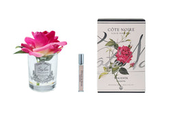 Cote Noire Perfumed Natural Touch Single Rose - Clear - Magenta - GMR07