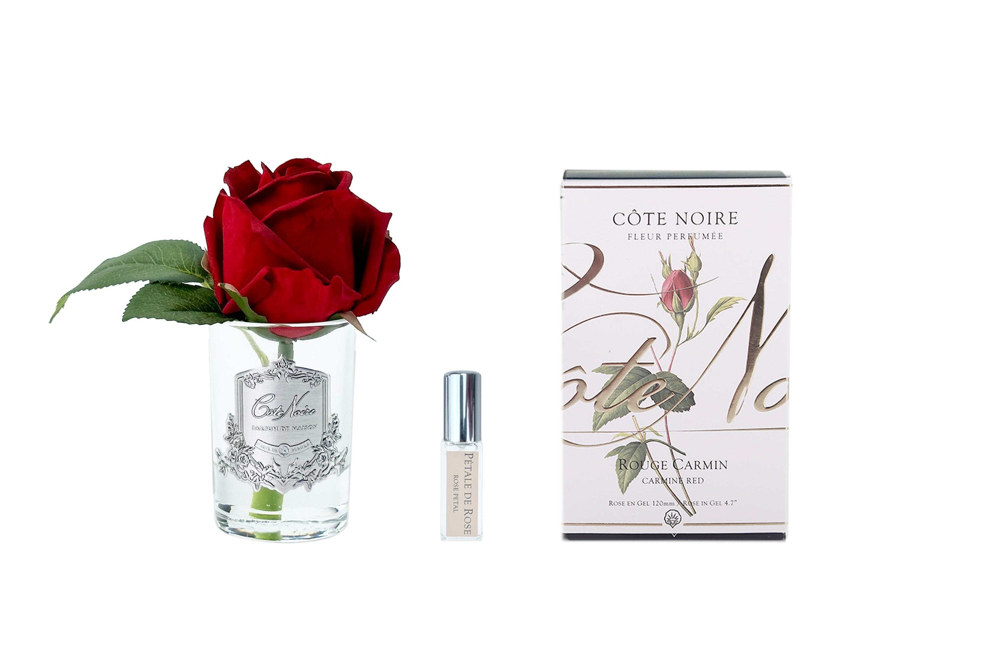 Cote Noire Perfumed Natural Touch Rose Bud - Clear -  Red - GMR44