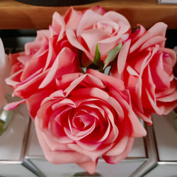 Cote Noire Perfumed Natural Touch 5 Roses - Clear - Peach - GMR65
