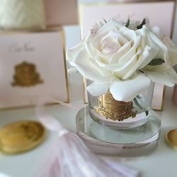 Cote Noire Perfumed Natural Touch 5 Roses - Clear - Pink Blush - Pink Box - GMR88