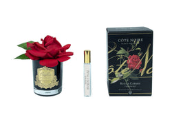 Cote Noire Perfumed Natural Touch Single Rose - Black - Red - GMRB04