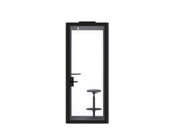 Deep Focus Acoustic Office Phone Booth – Black & White