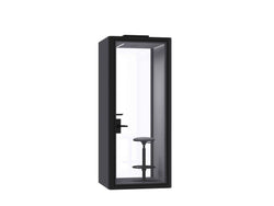 Deep Focus Acoustic Office Phone Booth – Black & White