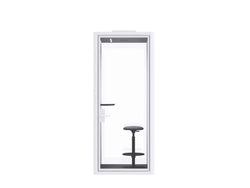 Deep Focus Acoustic Office Phone Booth – Black & White