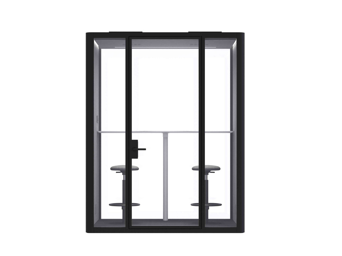Deep Focus Acoustic Office Meeting Pod XL – Black & White
