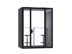 Deep Focus Acoustic Office Meeting Pod XL – Black & White