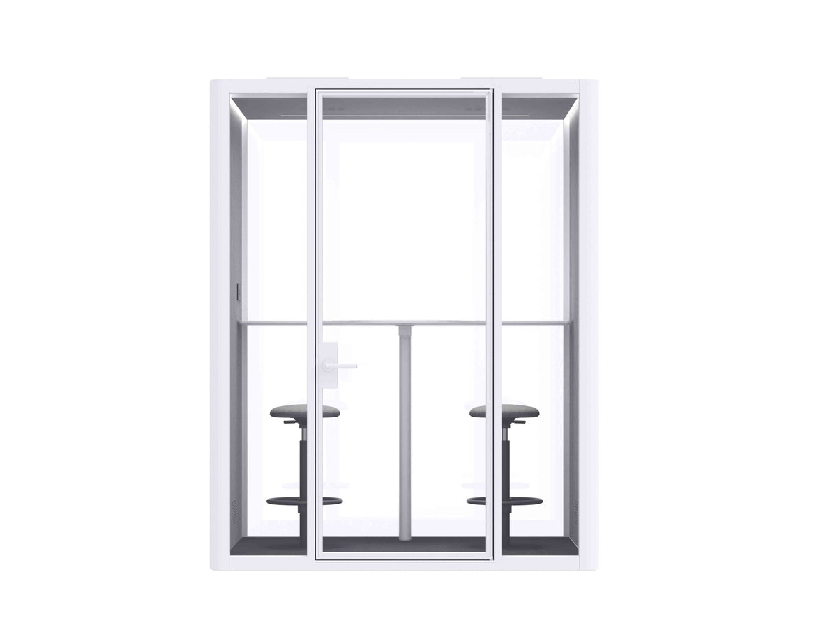 Deep Focus Acoustic Office Meeting Pod XL – Black & White