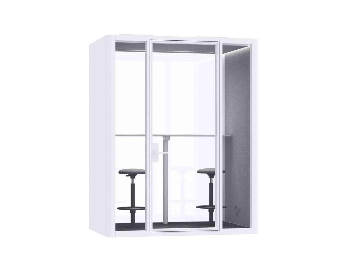 Deep Focus Acoustic Office Meeting Pod XL – Black & White