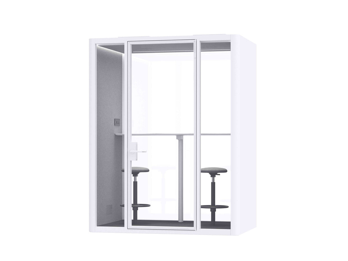 Deep Focus Acoustic Office Meeting Pod XL – Black & White