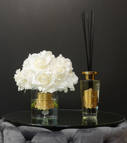 Cote Noire Luxury Grand Bouquet - White - Gold Badge - LTW11
