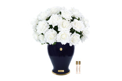 NEW Cote Noire - Imperial French Roses - White / Indigo - IMPFR01