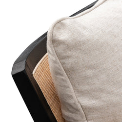 FC Rattan ArmFCair - Black and Sand White