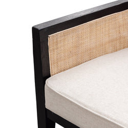 FC Rattan ArmFCair - Black and Sand White