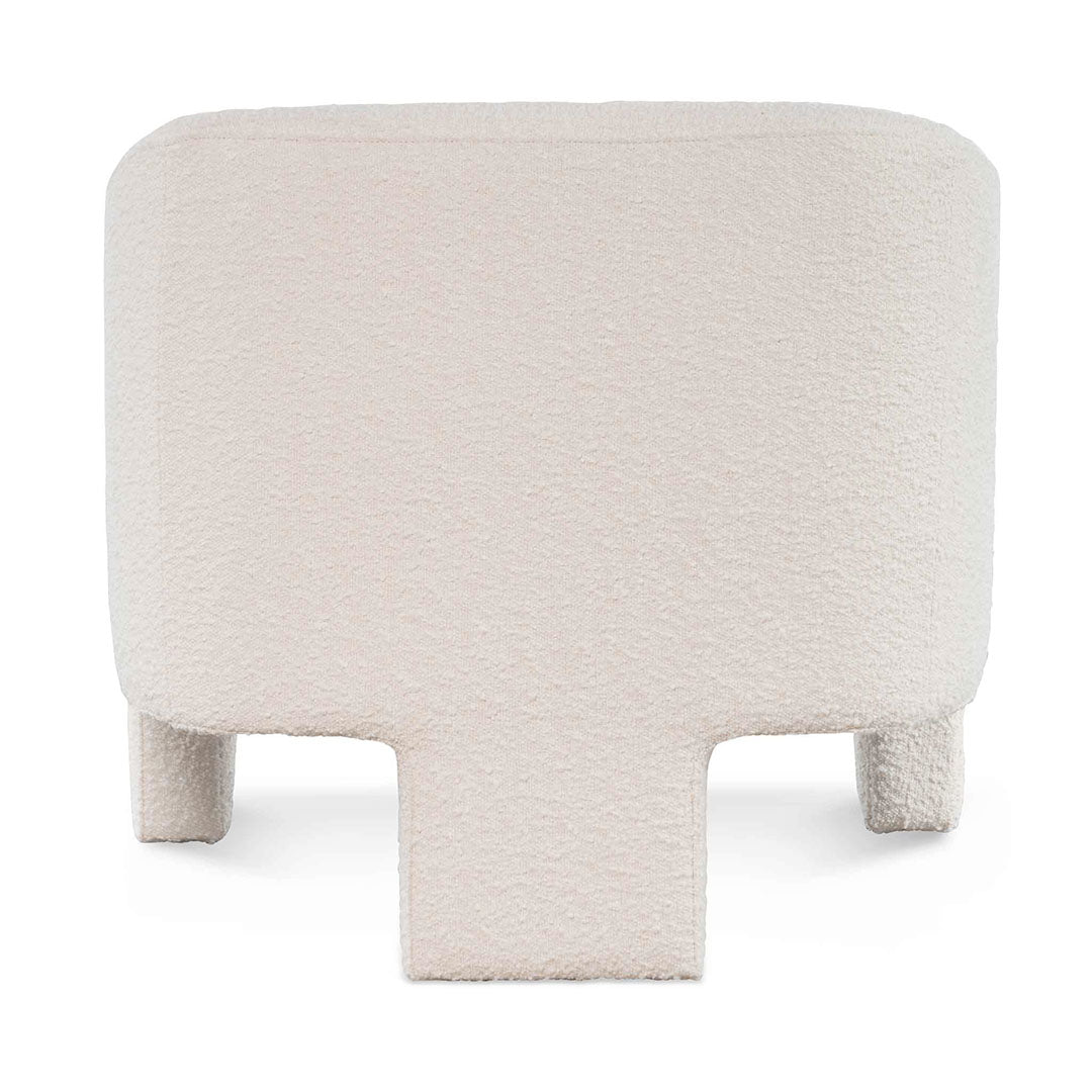 FC Fabric Armchair - Ivory White Boucle