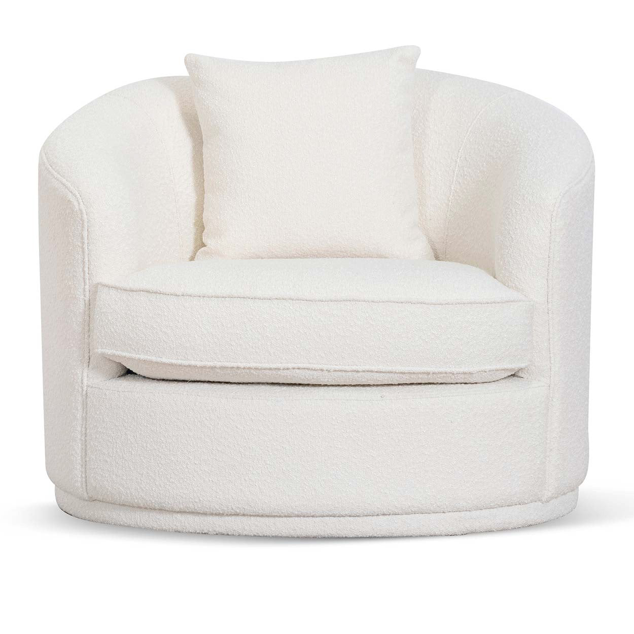 FC Armchair - Ivory White Boucle